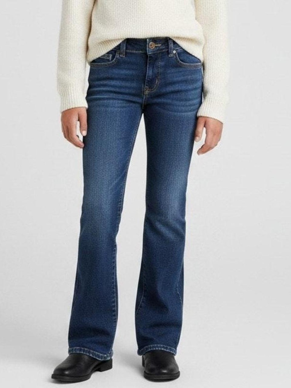Levi's Girls Mid Rise Straight Leg Jeans